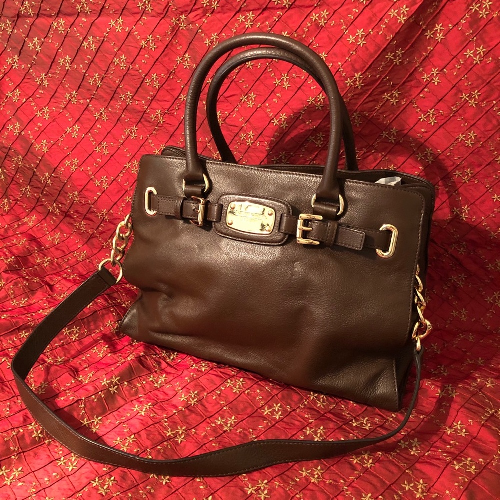 Michael Kors Authentic Brown Leather Bag